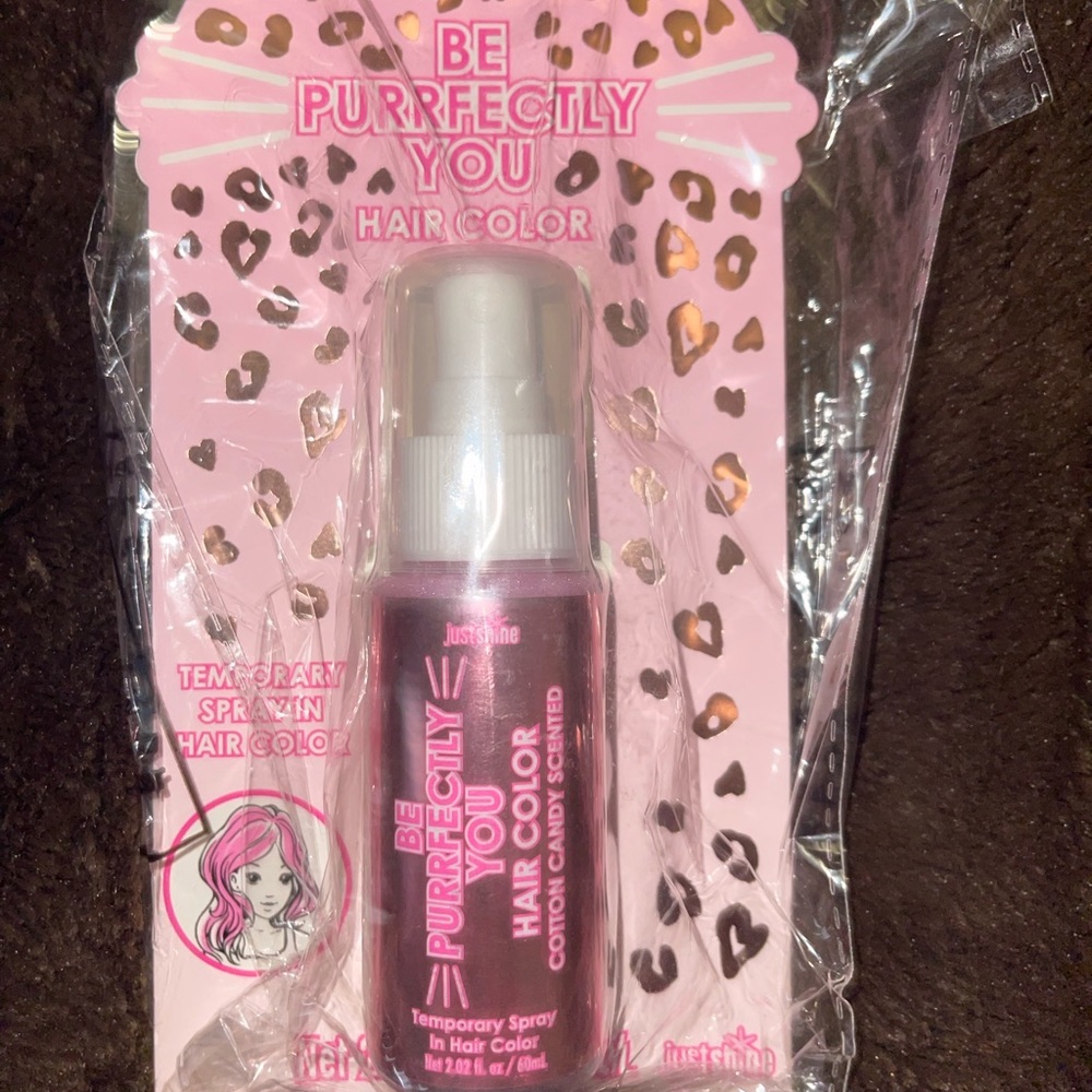 Justice pink hair color NWT